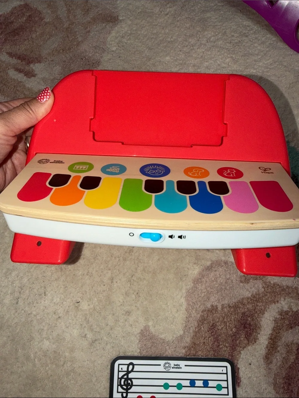 Baby Einstein Cal's First Melodies Magic Touch Wooden Piano